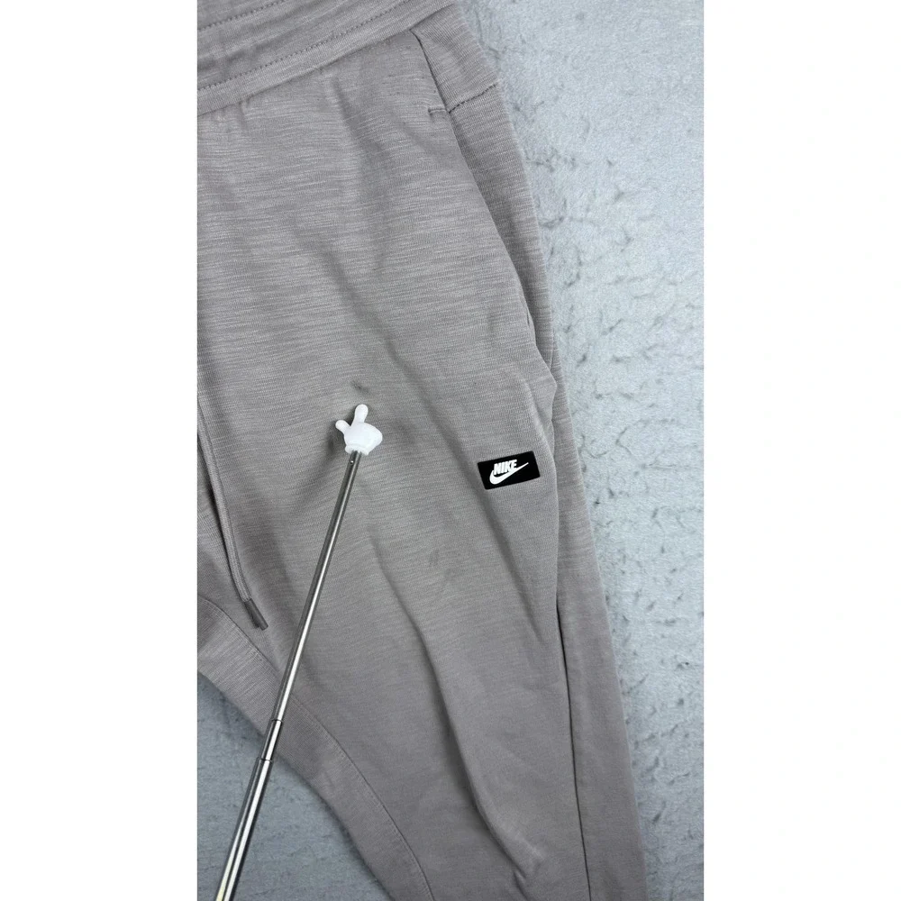 Nike Pants Mens Medium Gray Joggers Sweatpants‎ Tapered Cuffed Logo Athletic